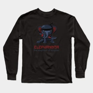 Elephaninja - The Elephant of Surprise Long Sleeve T-Shirt